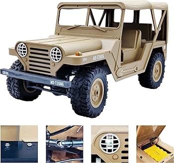Amazon.com: FMTStore US M151 Jeep RC Off-Road, 1:14 Scale